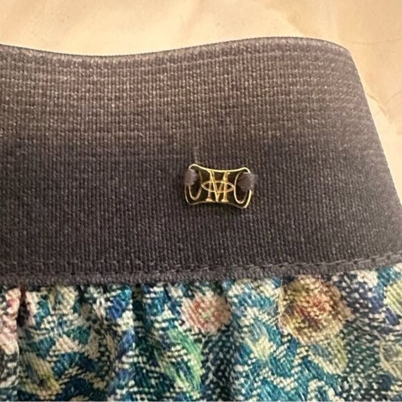 Mayoral Floral Patterned Skirt with Black Waistband Girls Size 9 - Picture 4 of 8